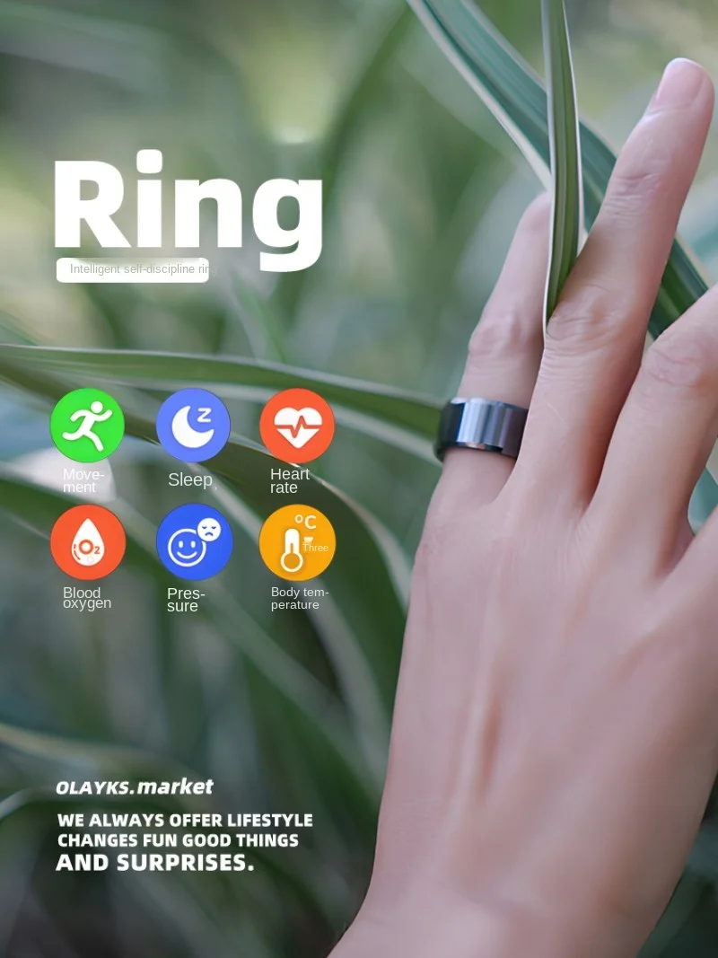 Anello ad anello intelligente anello multifunzionale per il monitoraggio della salute del sonno