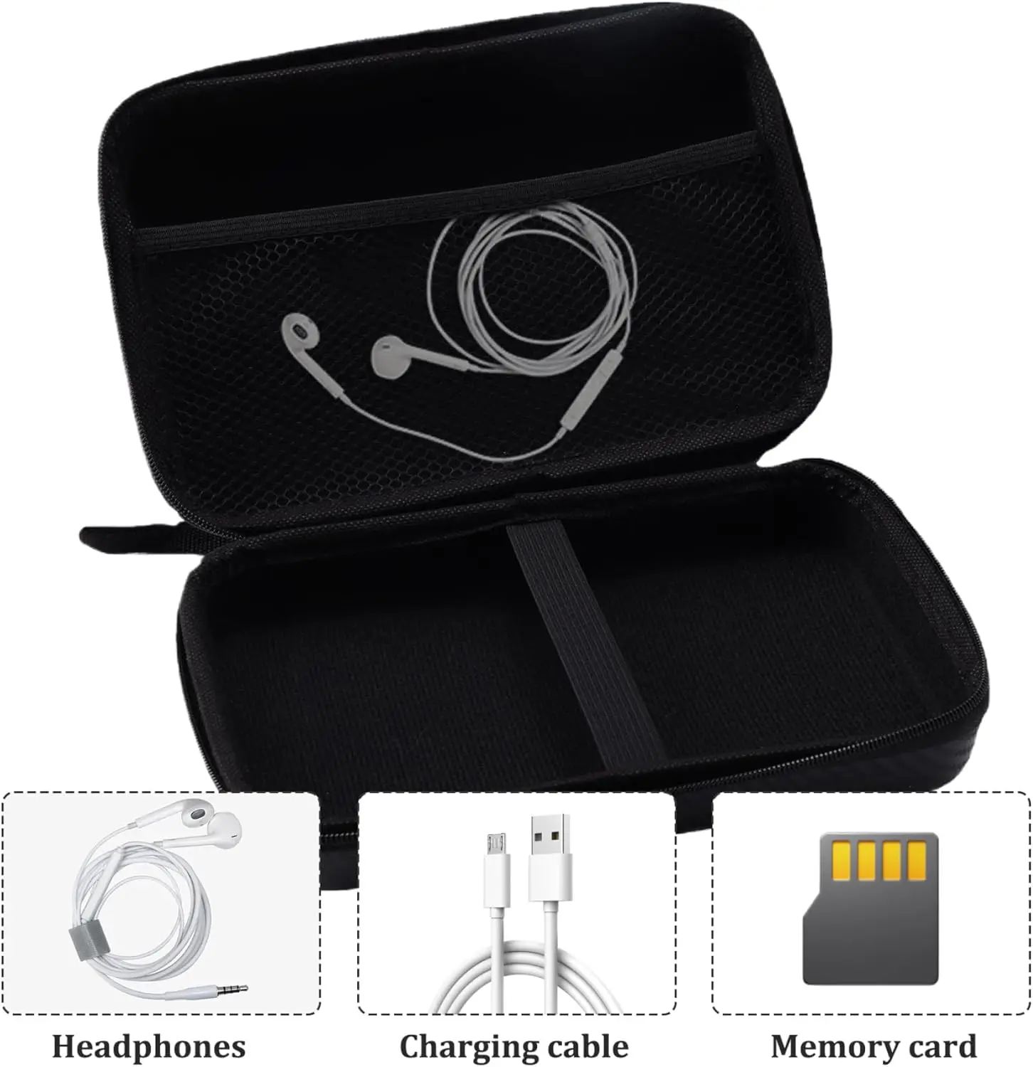 Hard EVA Protective Carrying Case for RETEKESS V115 Portable Radio Portable Shockproof Storage Bag 