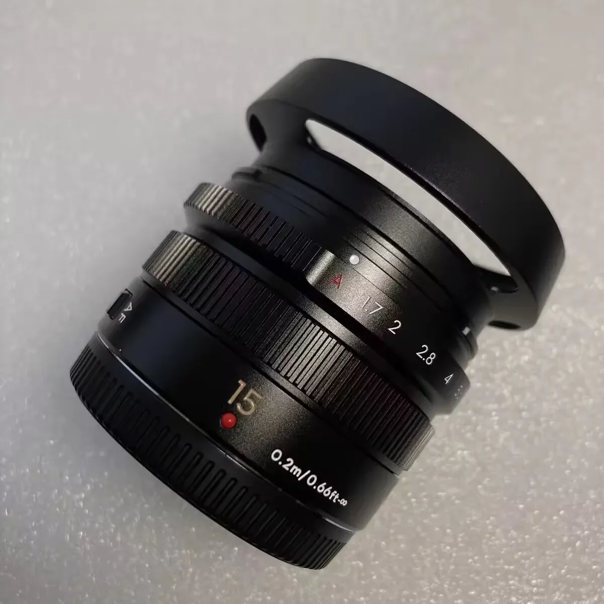 عدسة رئيسية بزاوية واسعة 15 ملم F1.7 لعدسة DJI Panasonic M4/3 Mount 15-1.7 Yunxi PRO 15mm 1.7