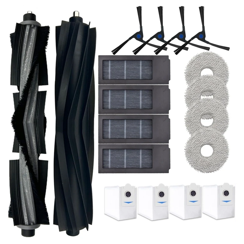 Cepillo lateral principal para aspiradora ECOVACS DEEBOT X2 Omni, filtros Hepa, almohadillas para mopa, bolsas de polvo, piezas de repuesto, accesorios