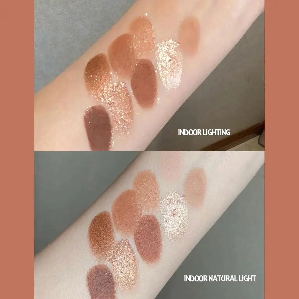 2024 モカチョコレート 9 色アイシャドウパレットマットパールグリッター仕上げメイクアップチョコレートアイシャドウパレット