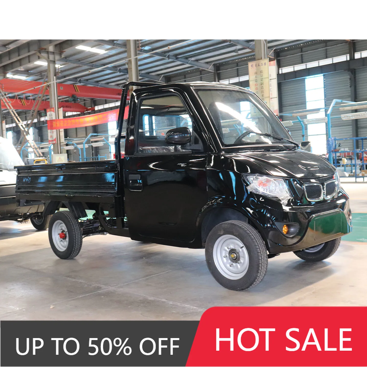 QQA KEYU highly recommended, working range 100km 4kW motor electric tricycle, freight truck, suitable for rural travel