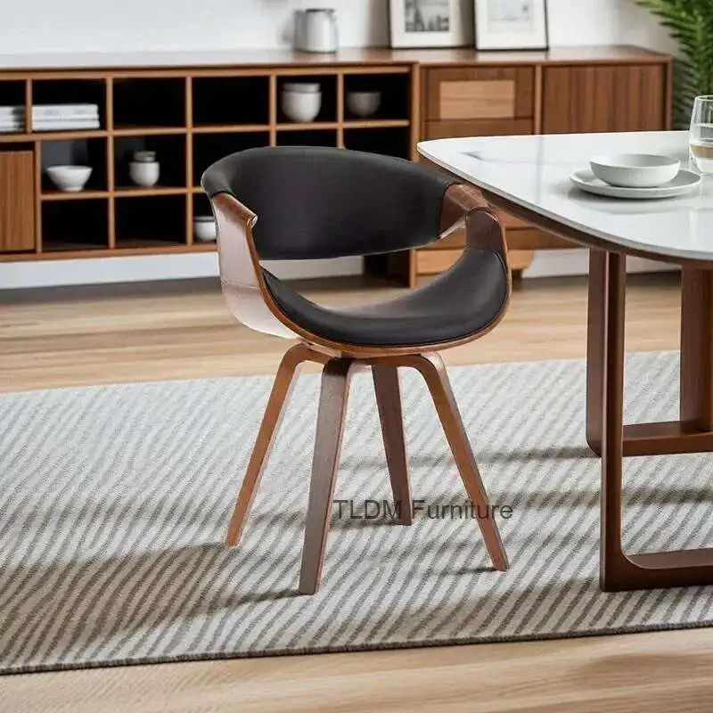 

Nordic Minimalist Dining Chairs Restaurant Home Creative Kitchen Backrest Armchair Living Room Furniture Leisure Chair b l