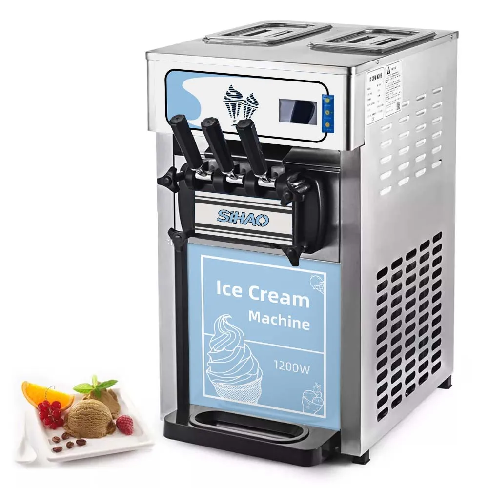 

Commercial 18L machine make ice cream 3 flavor ice-cream machine