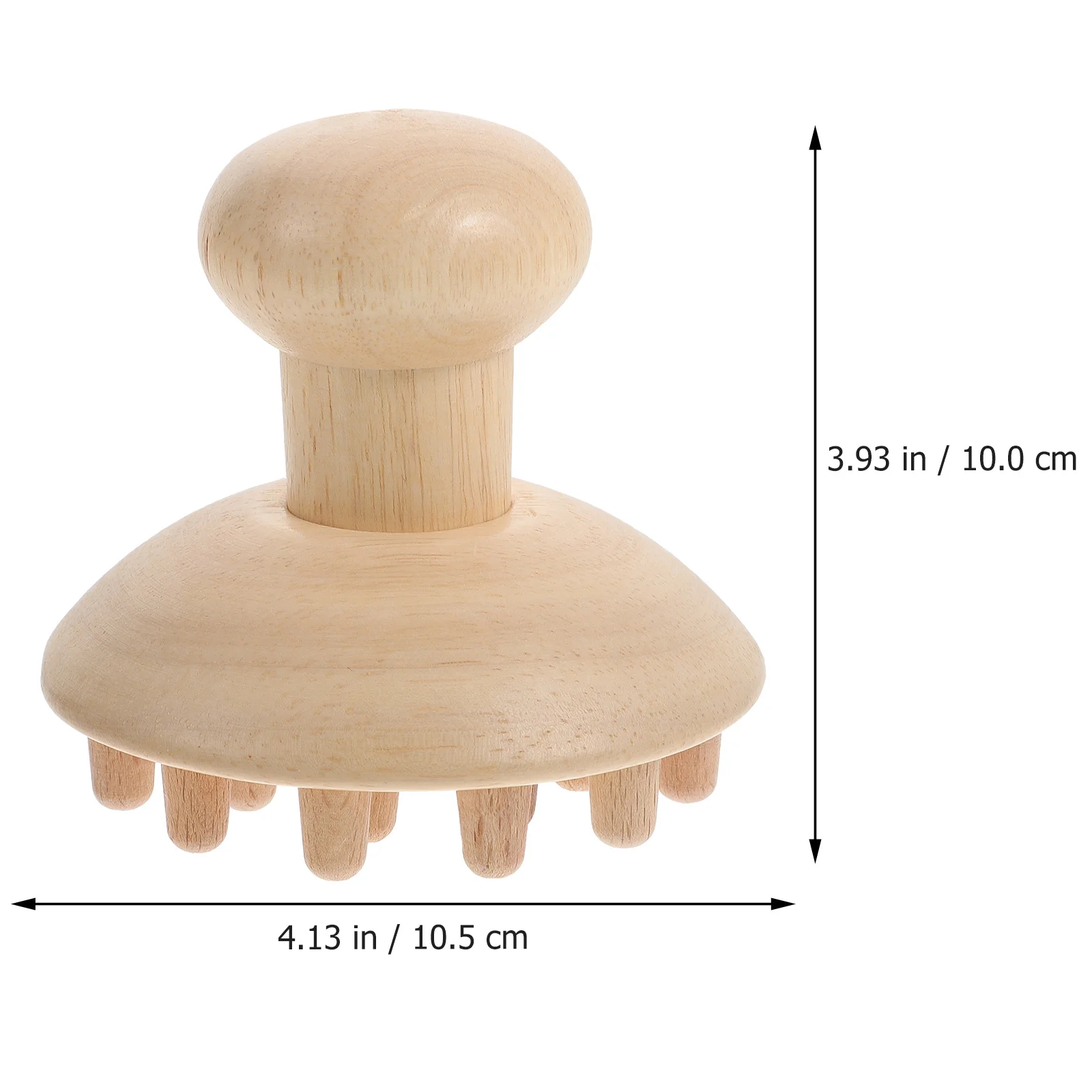 

Head Massager Wooden Comb for Acupoint Stimulation Promotes Circulation Non Scratch Comfortable Grip Massage Use