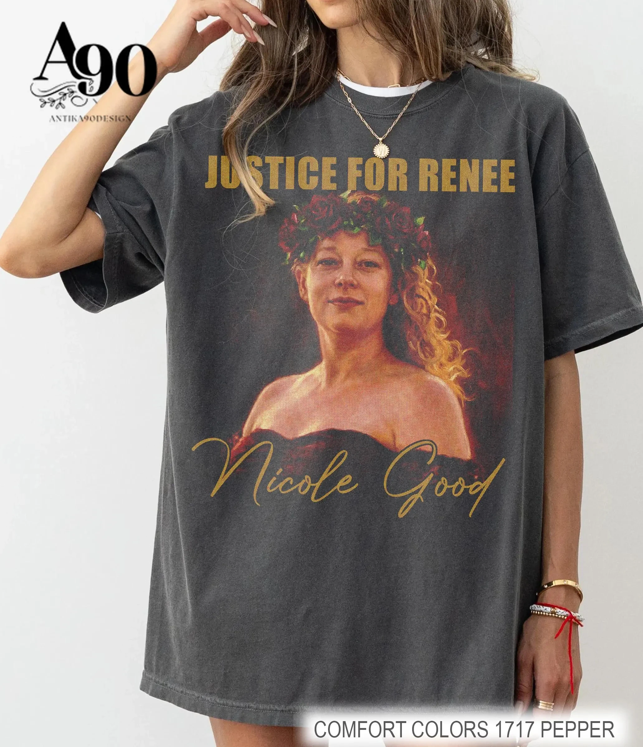 Justice for Renee Nicole Good T-shirt Minneapolis Protest T-shirt Memorial T-shirt for Renee Nicole Good Minneapolis January 7th