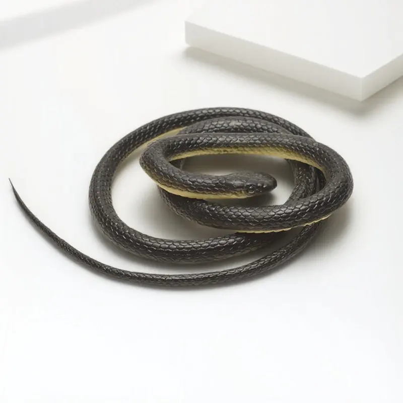 

Realistic Large Green Snake Simulation Haunted Party Prank Prop Lifelike Artificial Snake Plaything Kids Educational Interactive
