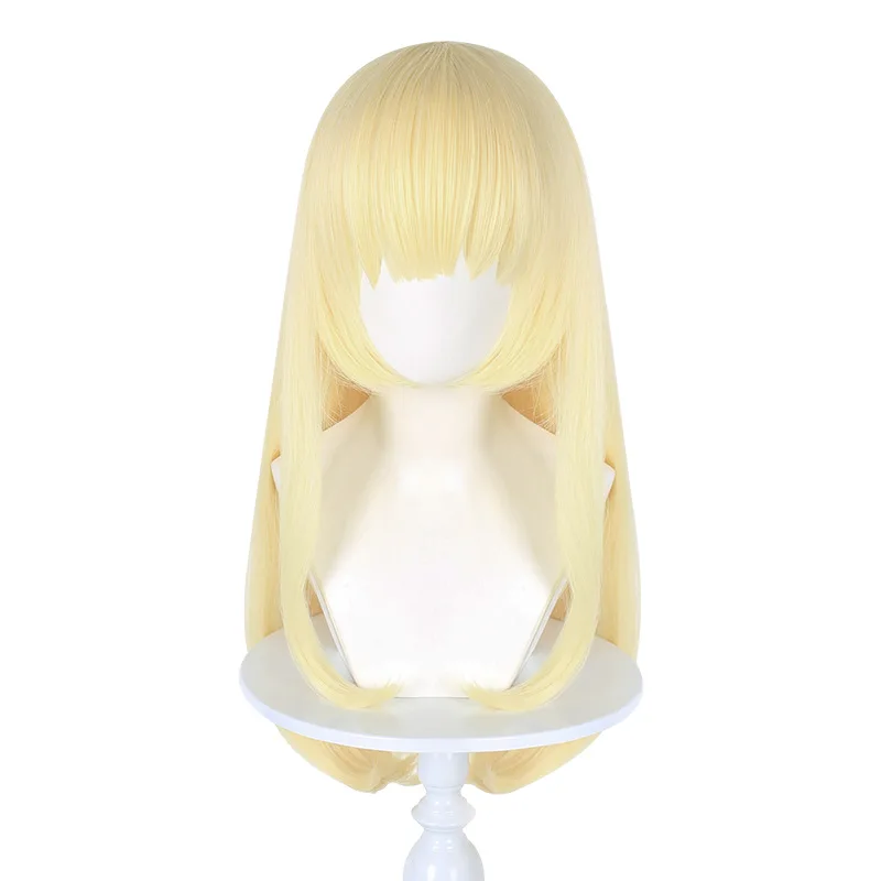 Perruque Anime aspirant pour être une fille magique Tengawa Kaoru Cosplay perruque jaune soufre Cosplay perruque
