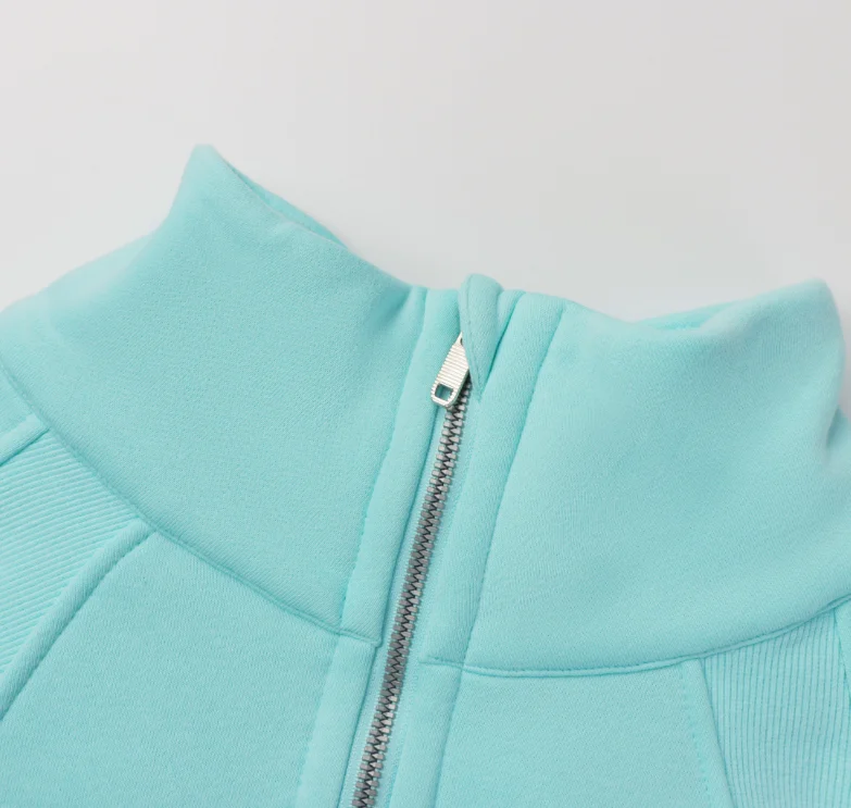 New Yoga Hoodie Set Women's Jacket Half Zip Sportswear Long Sleeve Street Style Comfortable Casual Sweatpants Cotton Blend