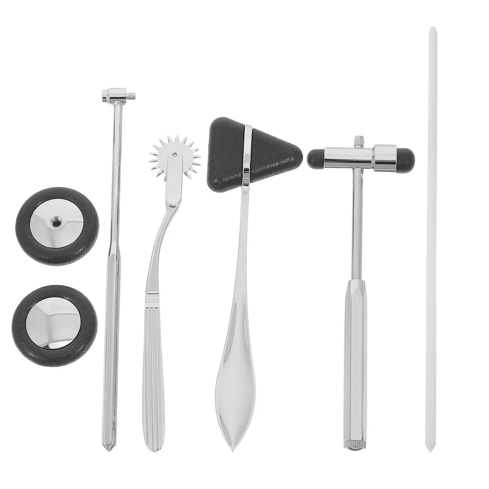 

1Set Neurological Hammer Diagnostic Instrument Black Ergonomic Metal Reflex Hammer Kit Clinic Exam Tools Student Doctor
