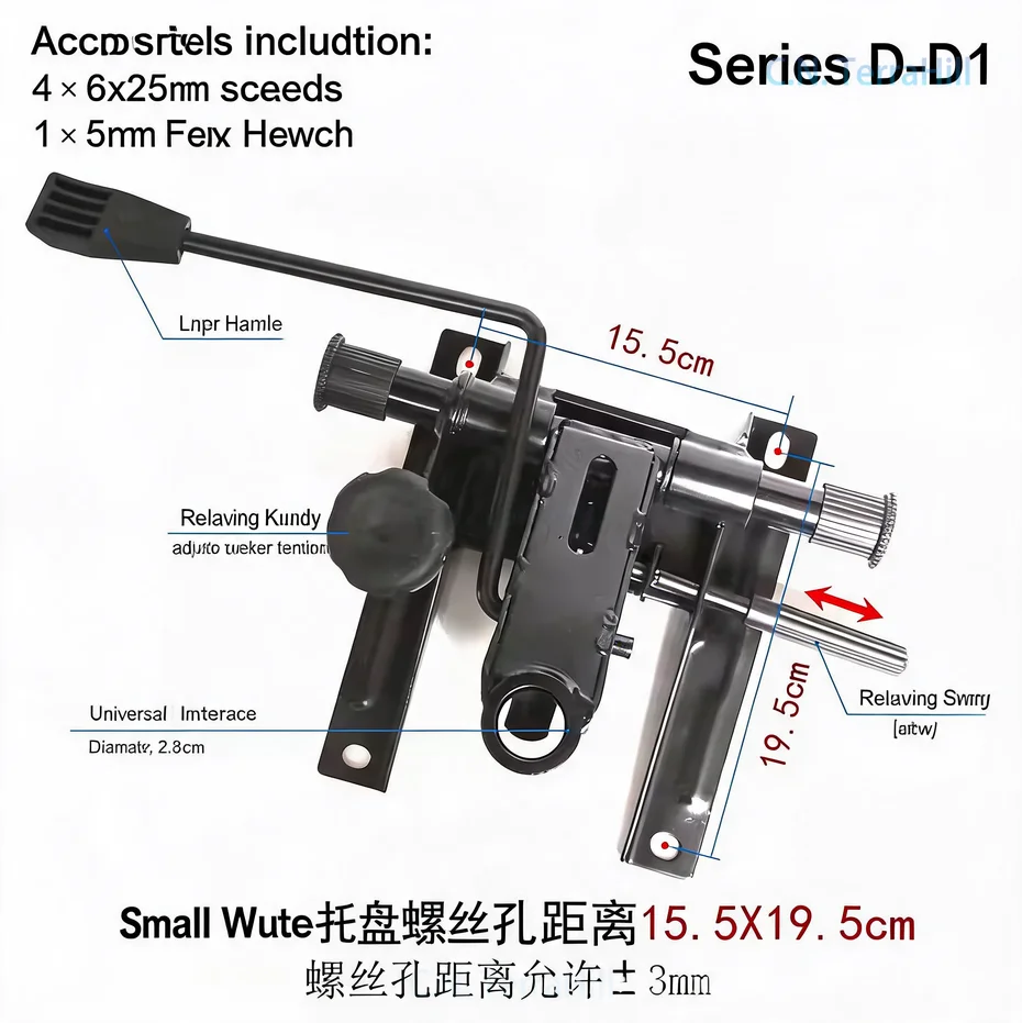 Office Chair Base Replacement Parts, Swivel Chair Tray Mechanism, Height Adjustment Gas Lift Repair Kit, Heavy Duty Metal