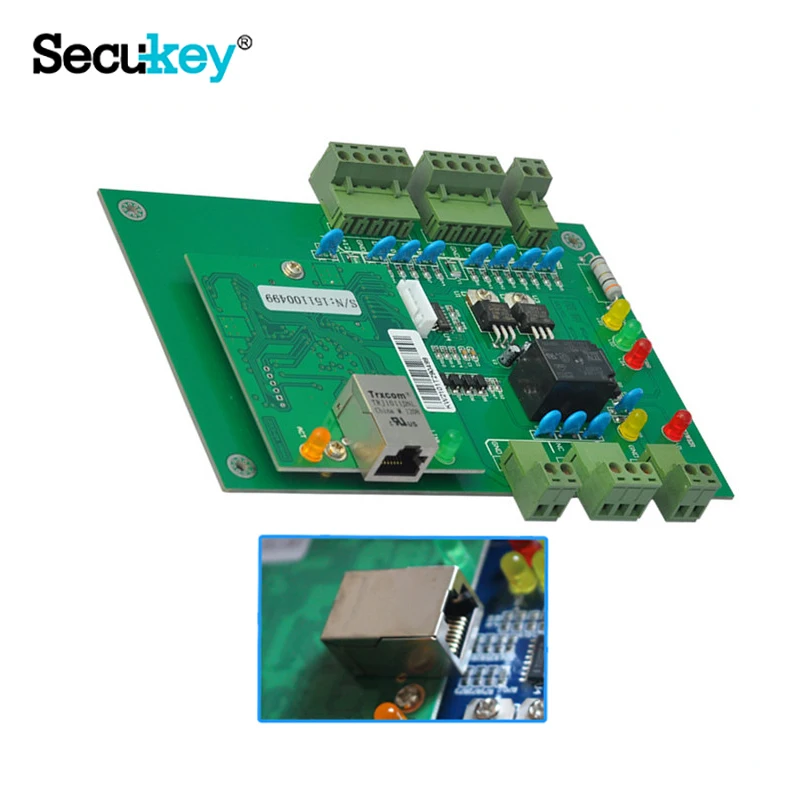 Software SDK gratuito TCP/IP Sistemi di controllo accessi a una porta Scheda di controllo accessi Wiegand Controllo accessi wireless