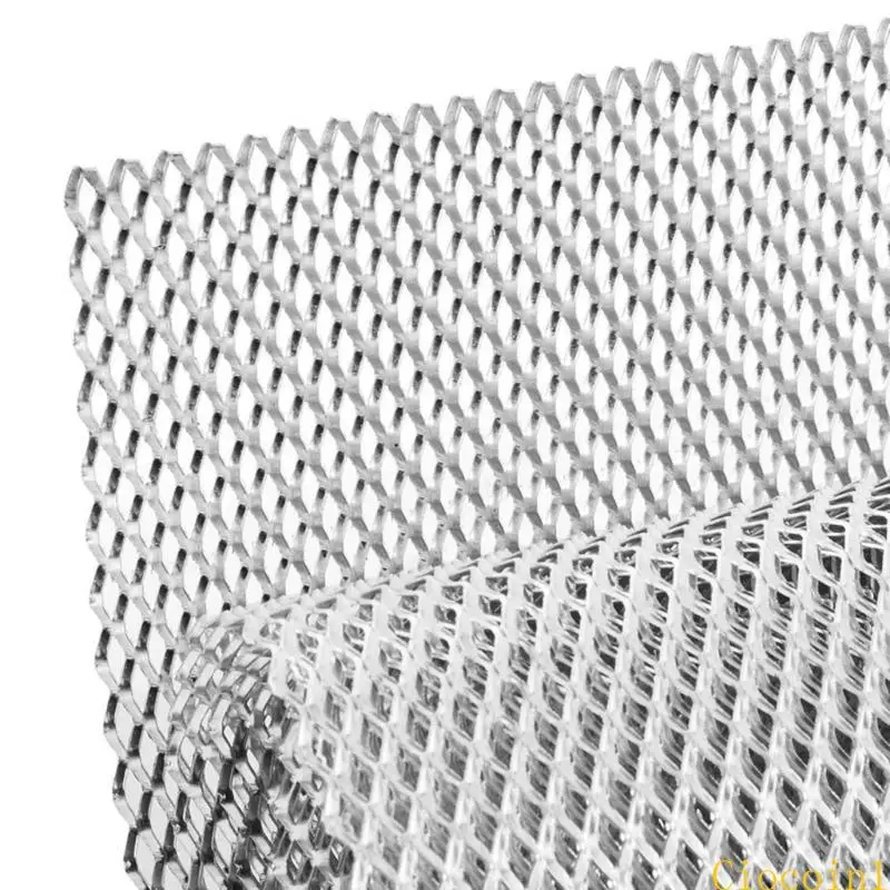 

Car Mesh Grille Universal Aluminium Alloy Car Race Grill Net Vent Tuning Durable Honeycombs Grille Mesh for Bumpers
