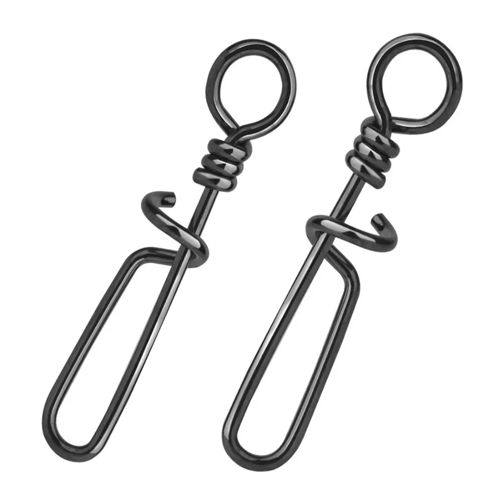 50pcs Pack Stainless Steel Coastlock Snap Quick Change Design Corrosion Resistant Quick Change Lure Clip Durable Construction