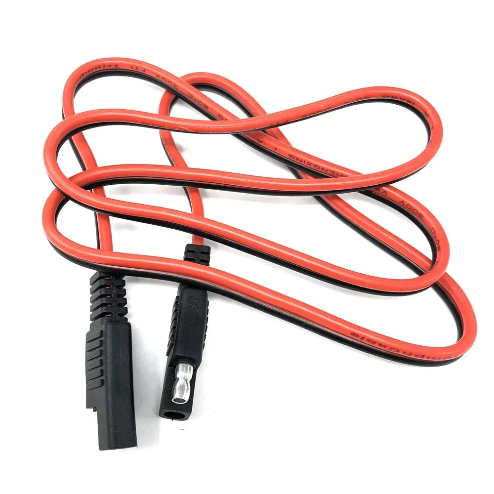 100CM 14AWG 20A SAE To SAE Quick Disconnect Extension Cable Cord Battery Charger Cable Connectors Extension Charging Cable