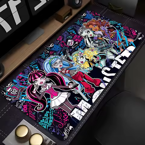 Mouse Pad M-Monster H-High Graffiti Anime Mousepad Gaming Accessories Keyboard Large Tablepad Computer Rubber Desk Mat PC Carpet