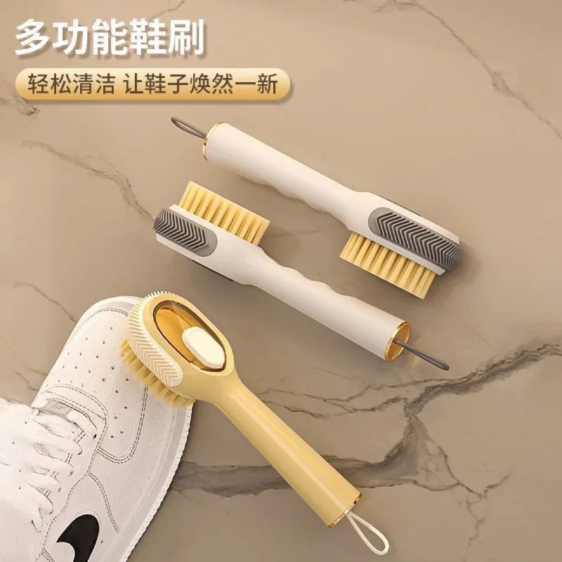 

Multifunction Cleaning Shoe Brush Soft Automatic Liquid Shoe Brush Long Handle Liquid Clothes Brush Household Cleaning Tools