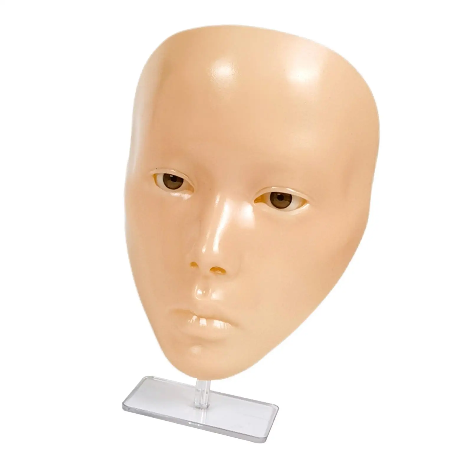 Makeup Practice Face Washable Manikin Model Doll Flat Head for Eyelash Extension Cosmetology Massage Permanent Makeup Salon