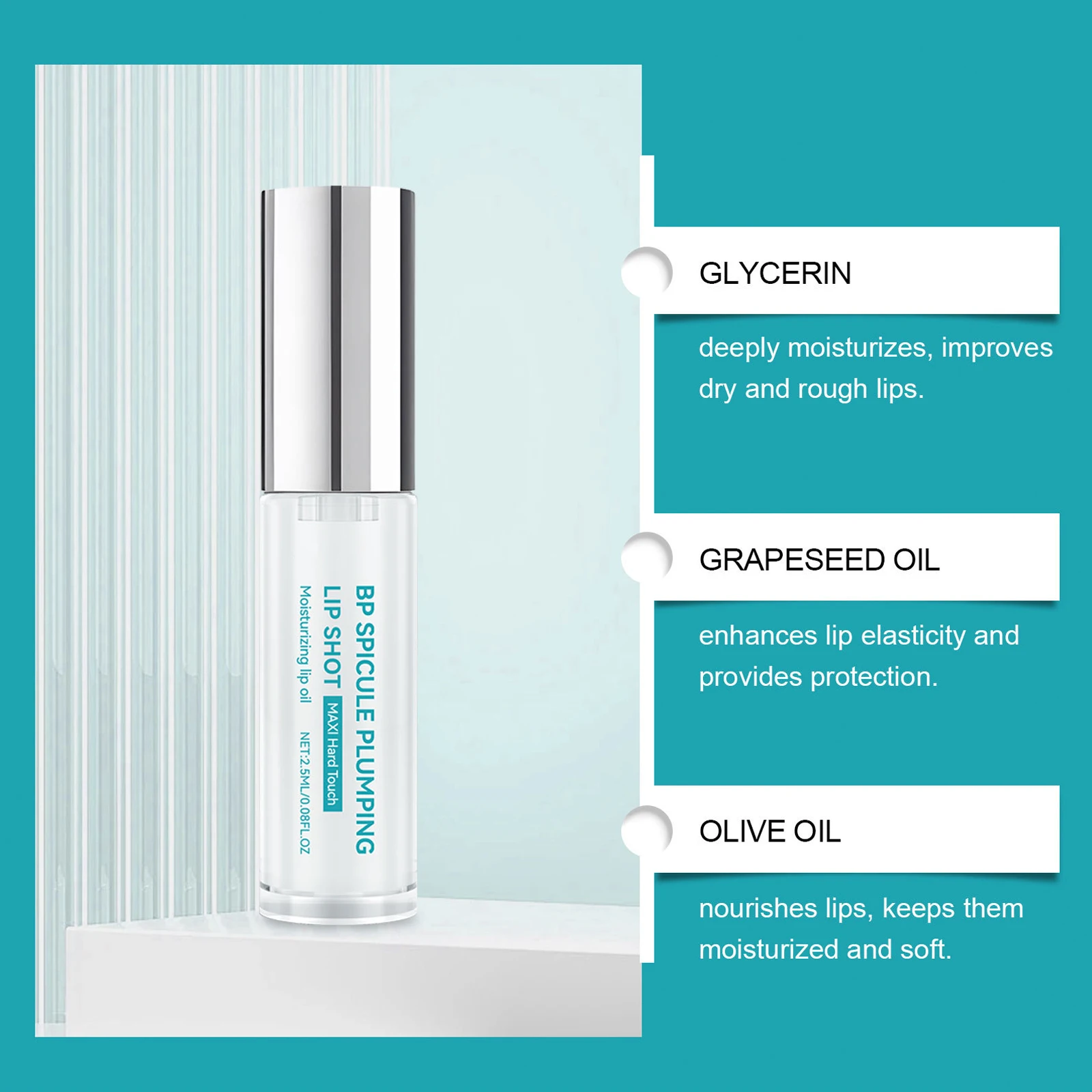 

Spicule Plumping Lip Shot Nourishing Hydrating Lip Oil for Cracked Lips Dead Skin Dull Lip Line