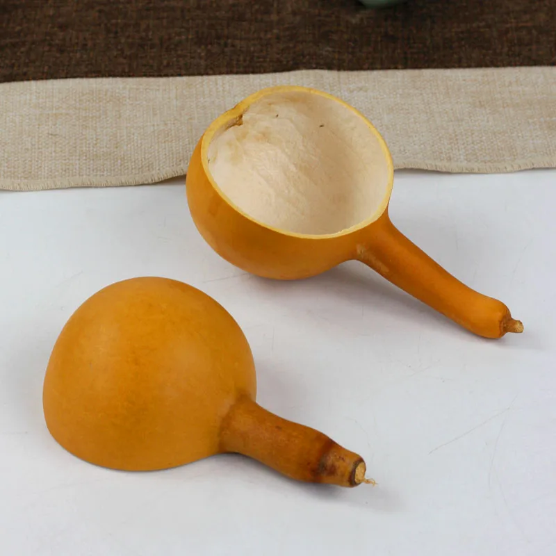 

Natural Gourd Spoon, Tea Spoon, Floating Water, Household Short Handle, Tasting Tea