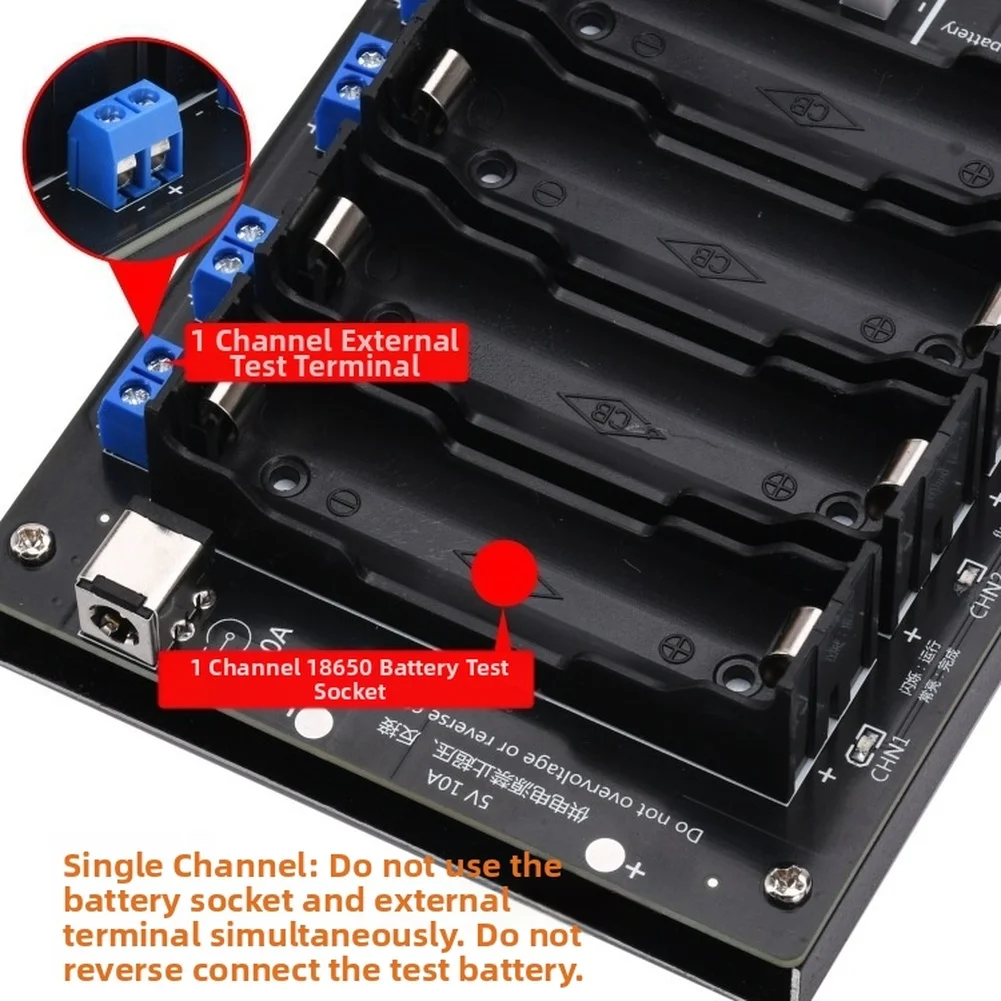 8 Channel Battery Capacity Tester Featuring Internal Resistance Analysis and 24 Inch Color Display for Battery Testing