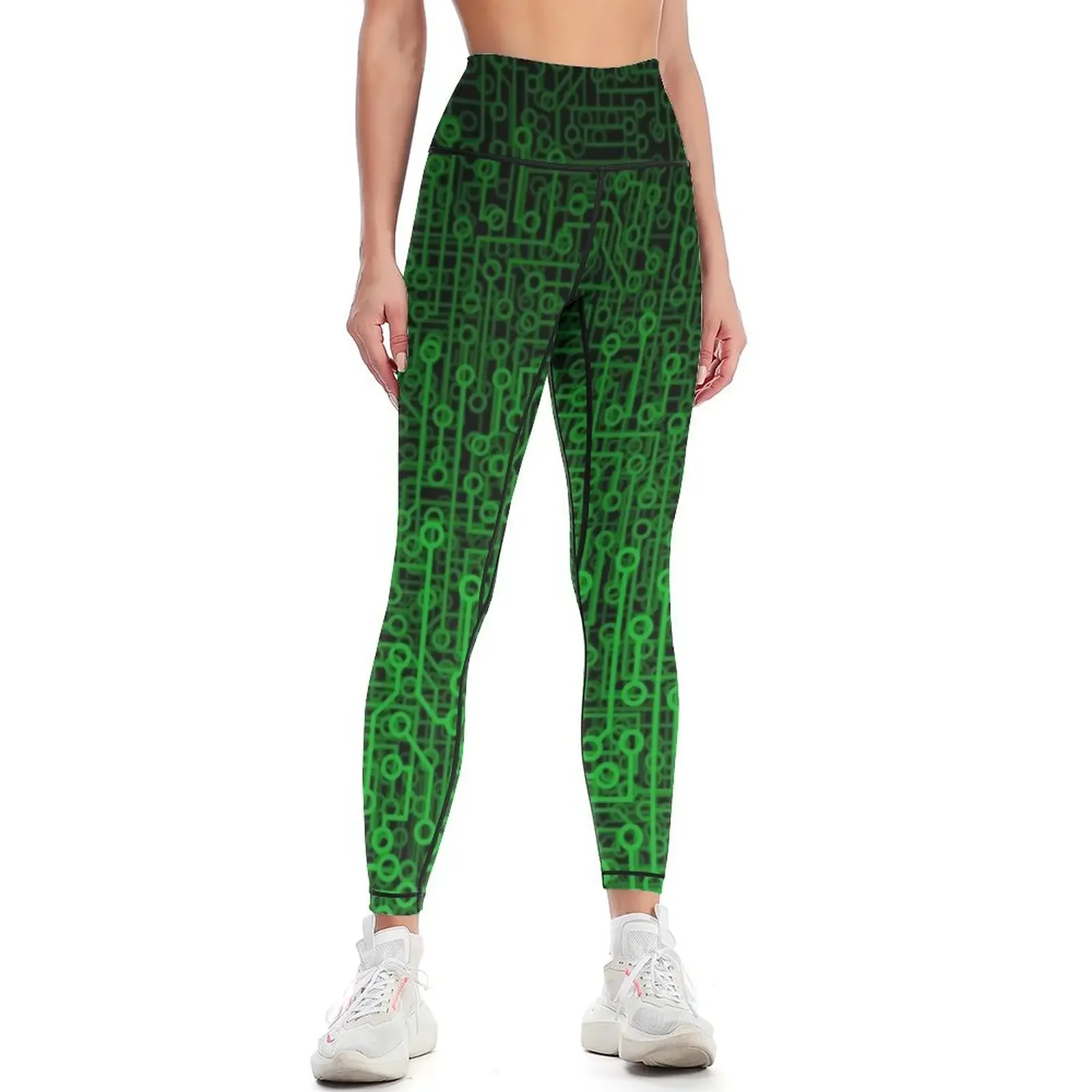 

Reboot II GREEN Leggings Women's sports pants flared Women's sportswear legging pants raises butt Womens Leggings