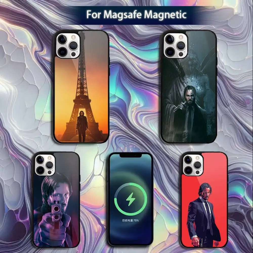 

Film J-John Wick Bab Phone Case For iPhone 16e,16,15,14,13,12,11,Plus,Pro,Max,Mini Magsafe Magnetic Wireless Charging