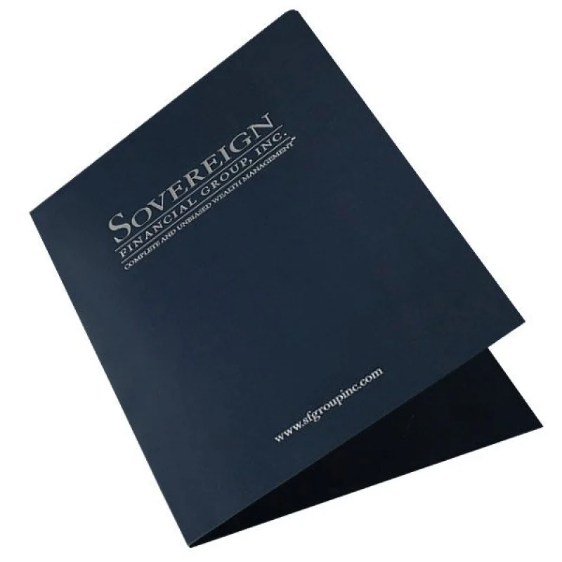 Factory Wholesale presentation folder a4 custom logo paper bulk presentation folder presentation folders black