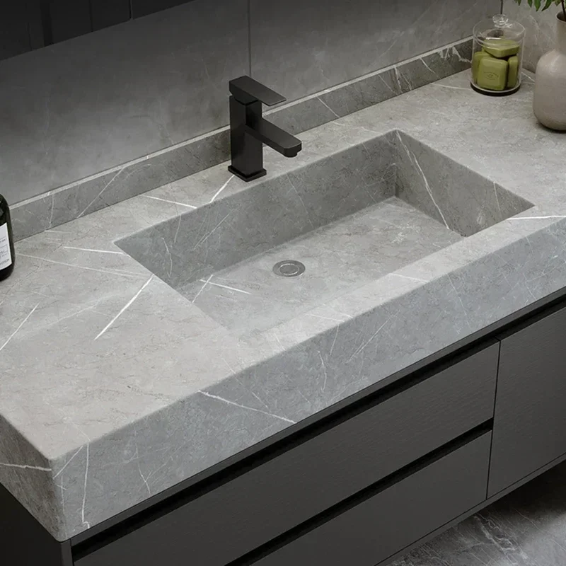 Bath Cabinet Storage Organizer and Long Bathroom Furniture Washbasin with Foot Penetration Combination Luxury Wc Furniture