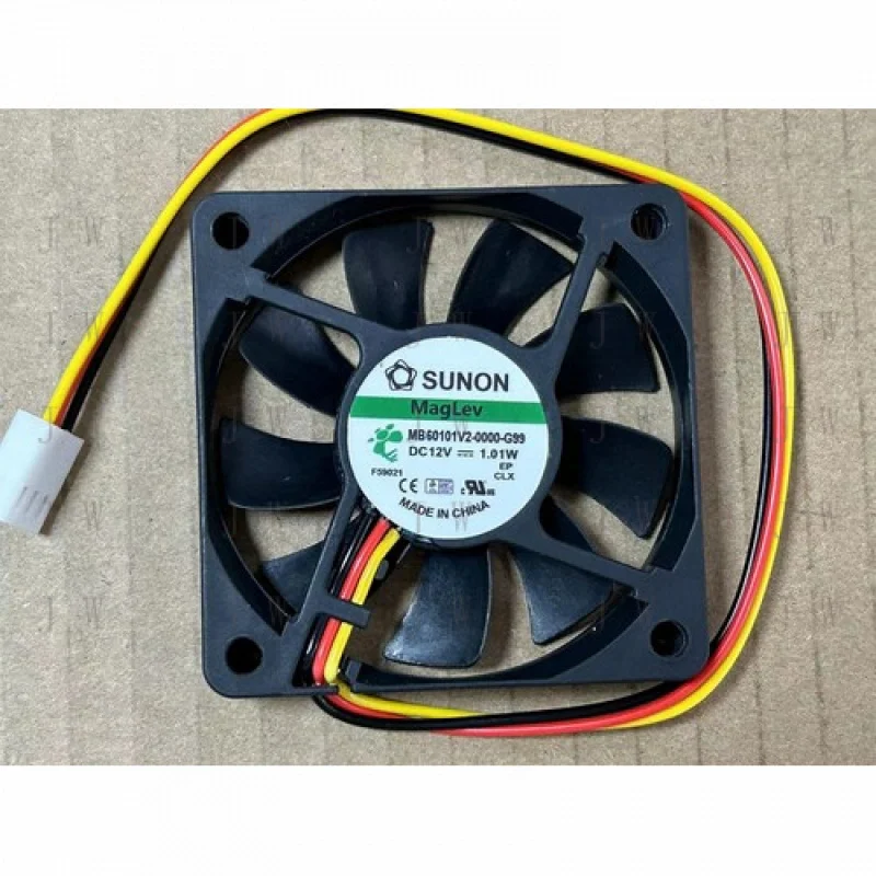 DDJ  FOR SUNON MB60101V2-0000-G99 12V 1.01W 6010 6CM ultra-thin silent fan
