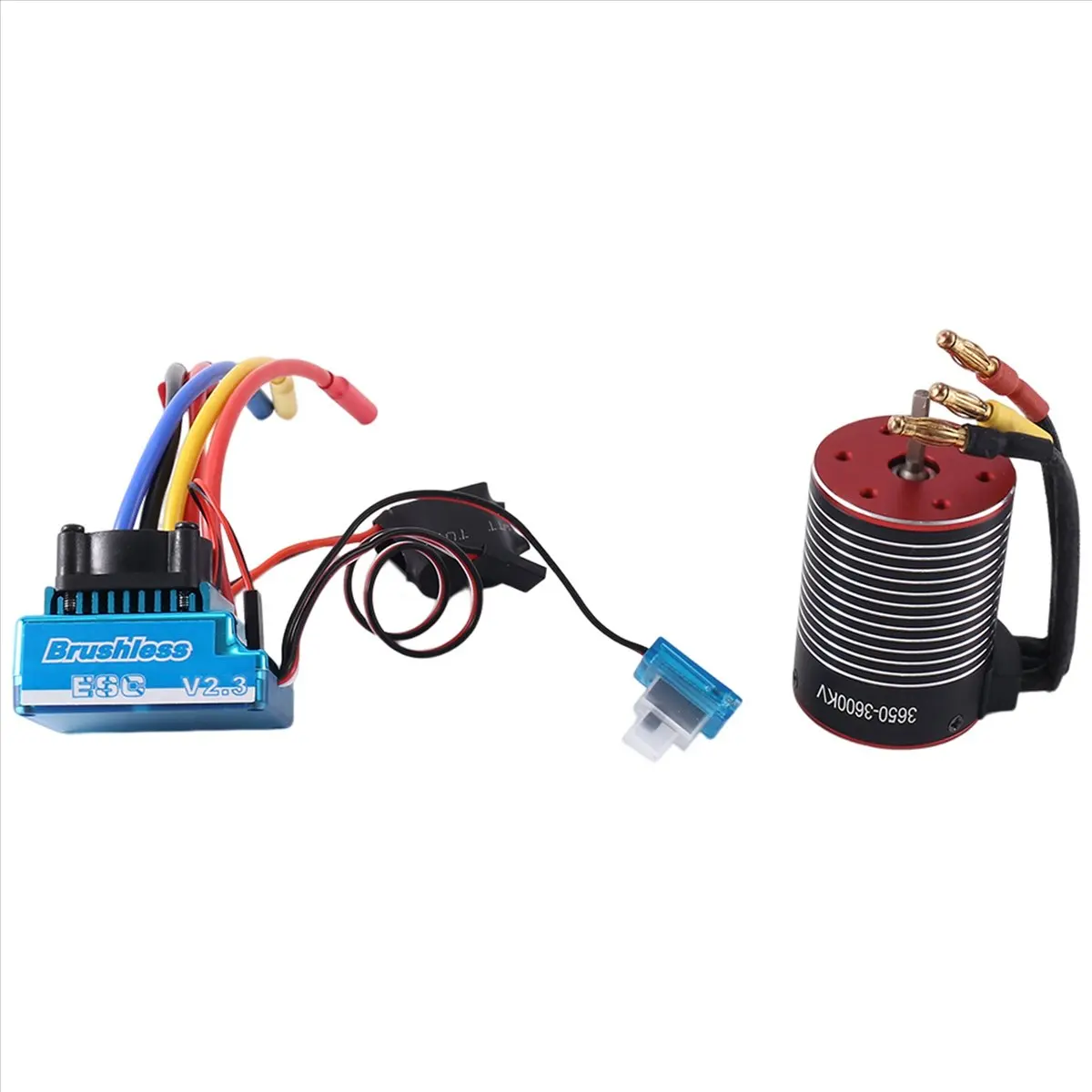 ABPF 3650 Brushless Motor 3600KV and 120A ESC for 1/8 1/10 RC Car Drift Racing Off-Road Truck