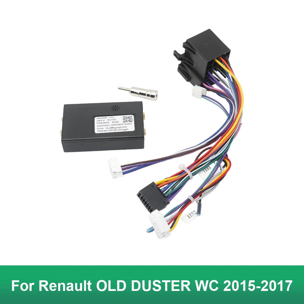 

16-контактный декодер Canbus Box с кабельным адаптером для Renault OLD DUSTER WC 2015-2017