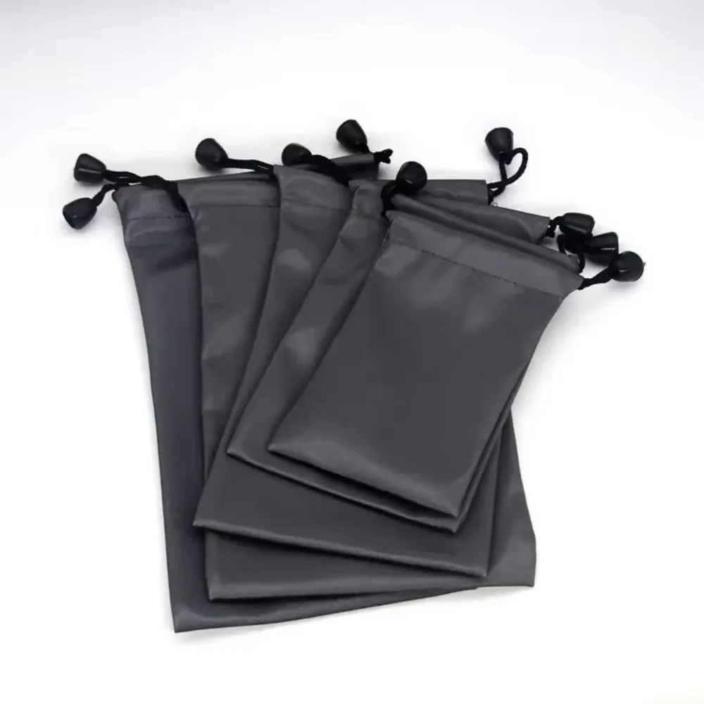 Drawst Closure Drawstring Storage Pouch Lightweight Durable Portable Waterproof Dustproof Pouches Dustproof Black