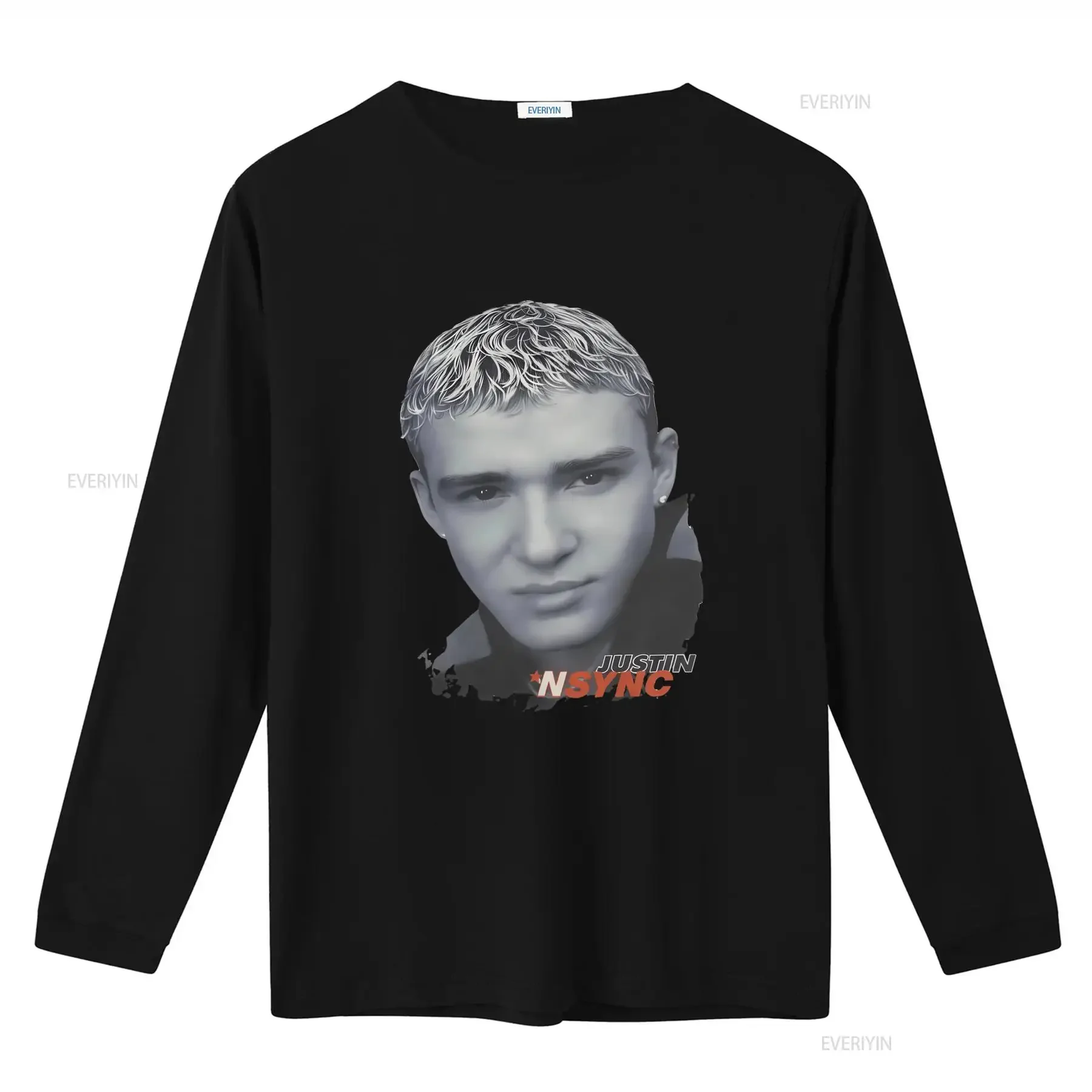 NSYNC Justin Timberlake White Cotton T Shirt for Men and Women All Sizes Available vintage Washed Casual Stylish Versatile