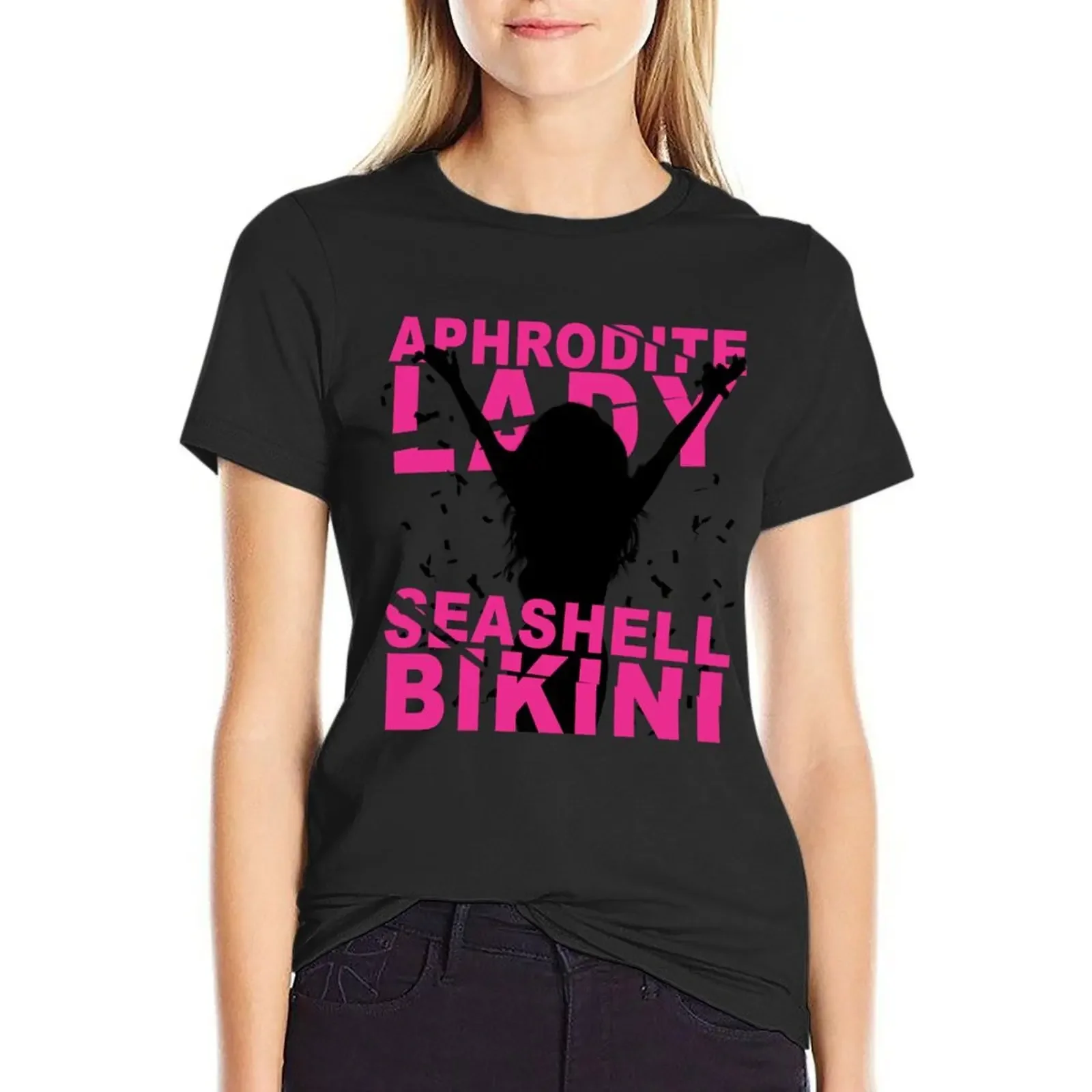 Aphrodite Lady // Seashell Bikini // Lady Gaga // Venus T-Shirt Aesthetic clothing t-shirt dress for Women sexy