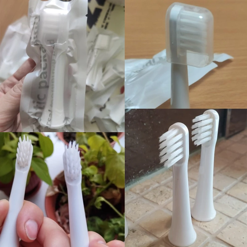 Für XIAOMI MIJIA T100 Ersatzbürstenköpfe Sonic Electric Zahnbürste Vakuum DuPont Weiche Borsten Geeignete Düsen – Detail 4