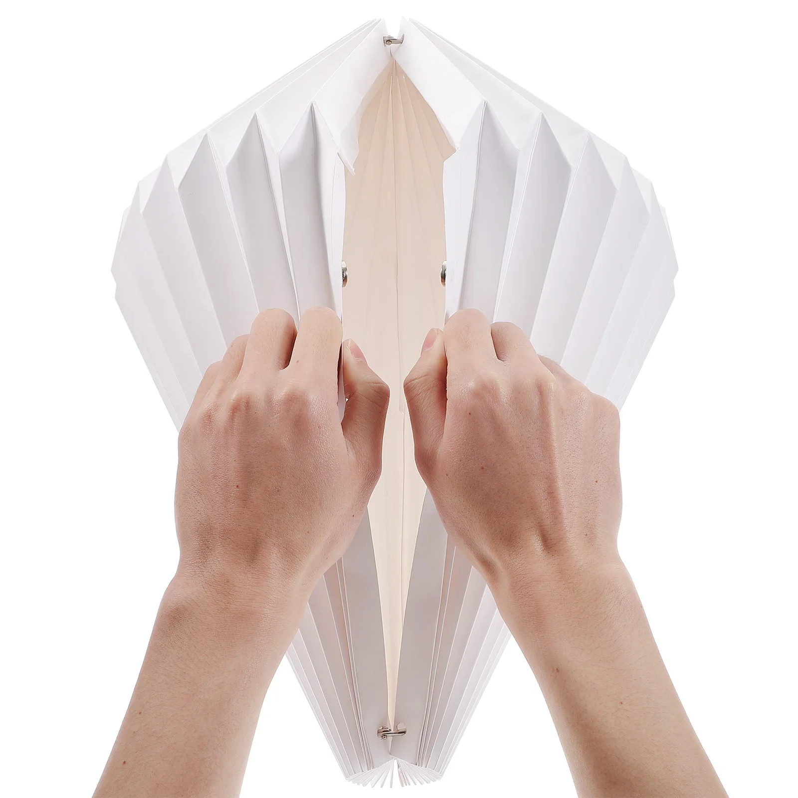 

Folding Lantern Shade Hanging Paper Lamp Cover Decorative Light Shades for Home Bedroom Living Room Bar Cafe