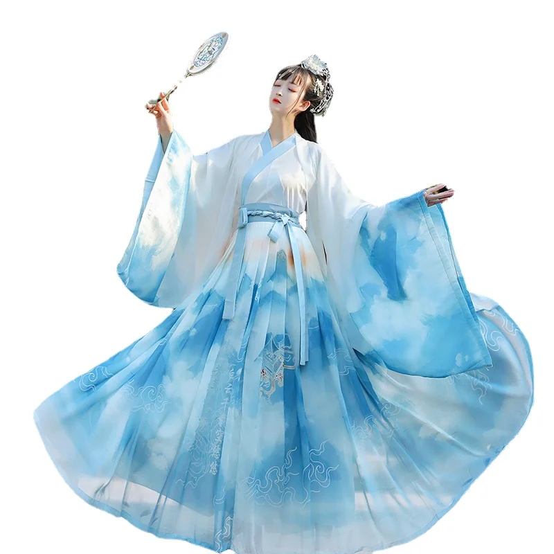 Chinese Traditionele Hanfu Vrouwen Jurken Oude Tang-dynastie Prinses Dagelijkse Outfits Vintage Hanfu Kostuums Tang Pak Cosplay