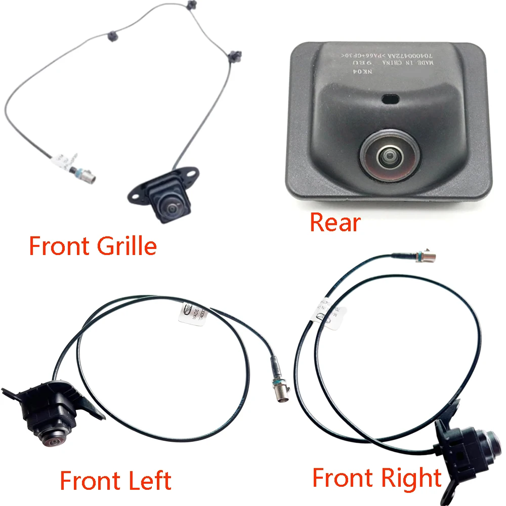 Front Grille Left Right Rear View Assist Backup Parking 360 Panoramic Mirror Camera For Chery Cowin Xuandu Kaiyi E5 GS11 21-25