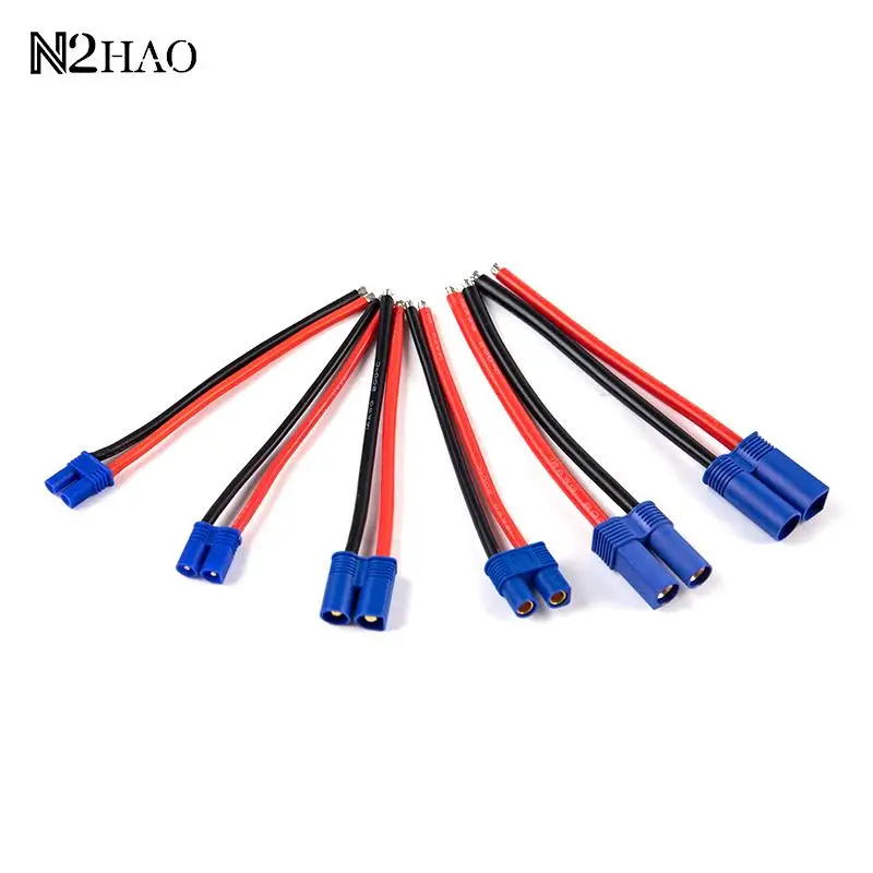 EC2/EC3/EC5 Male Female Connector Pigtail Cable Silicone Wire RC Lipo Battery