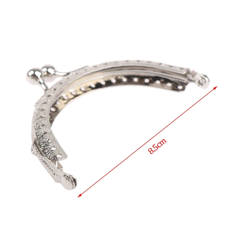 8.5cm Semicircle Metal Purse Frame Clasp Lock Handle For Bag Wallet Handle Clutch DIY Bag Accessory 5 colors Wholesale