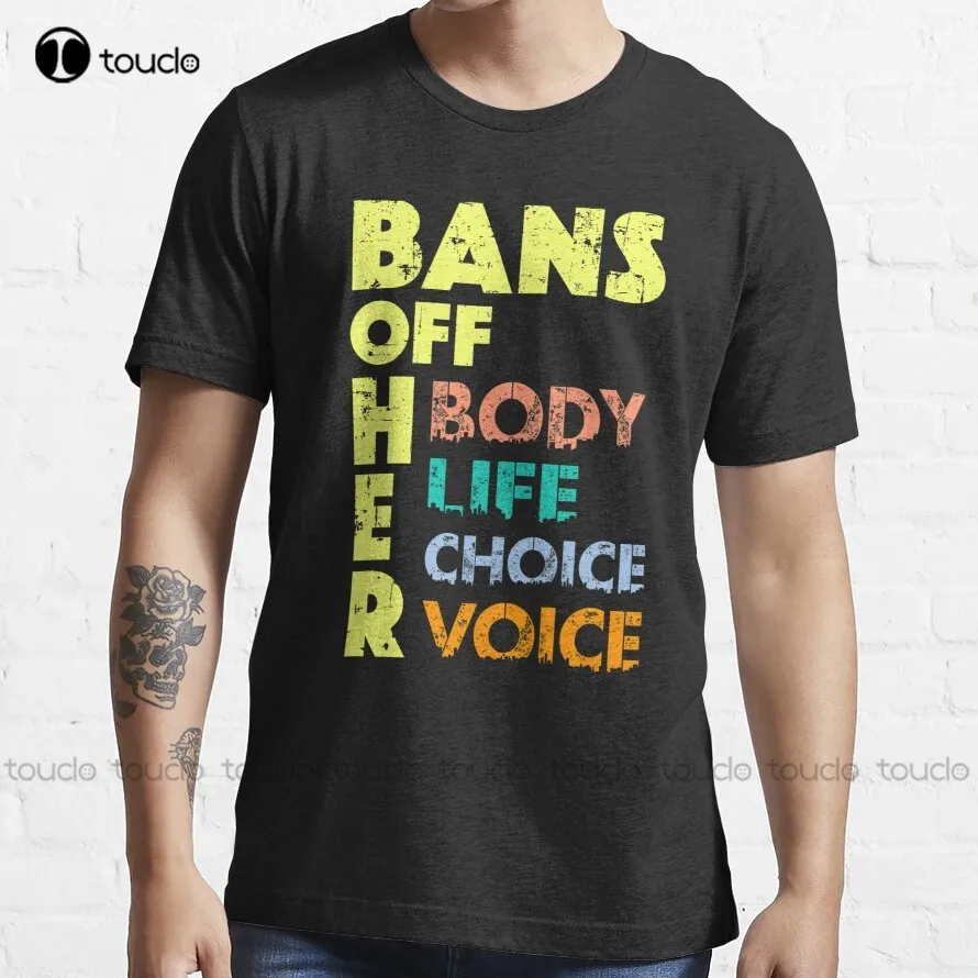 Bans Off Her Body - Anti Abortion Ban Her Life Pro Choice Trending T-Shirt Abortion Ban Red Shirts Xs-5Xl Custom Gift Unisex New