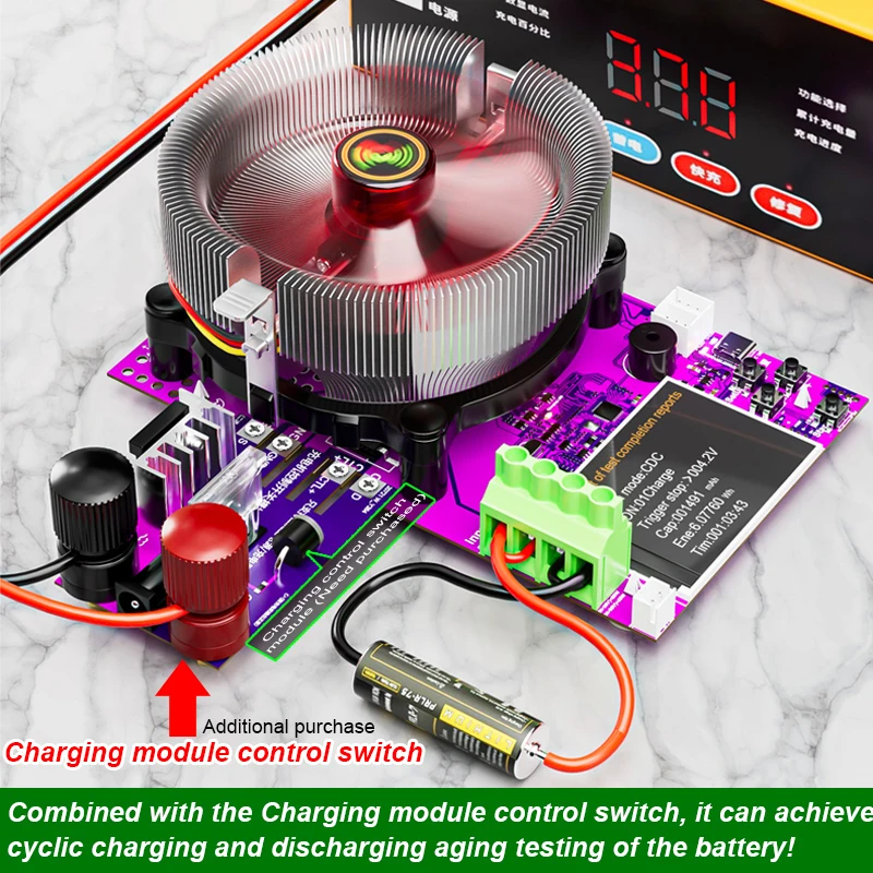 Imagem -06 - Inteligente Wi-fi Battery Tester Capacidade Descarga de Carga Eletrônica Usb Tester Cl24r Cl24r Tuya 2.4 Tft 1.2v 25a 250 a Tft