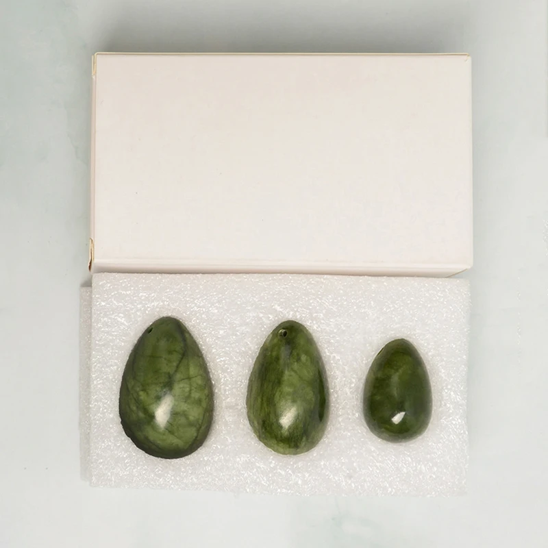 New Natural jade Egg Women Pelvic Floor Muscle Exercise Tightening Vaginal Ball