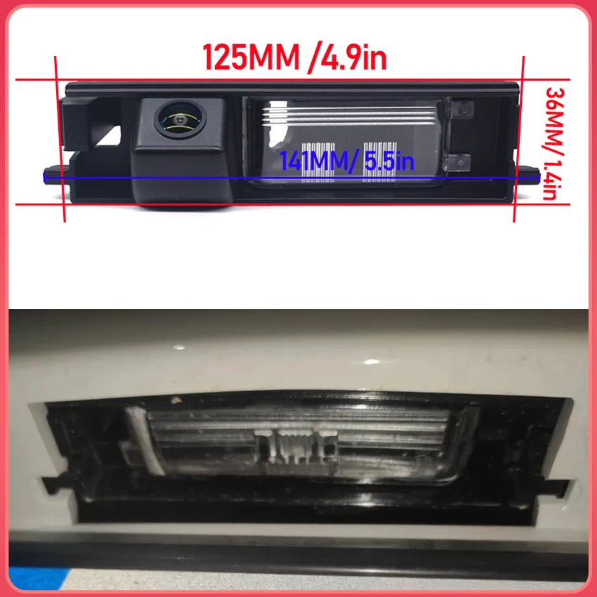 Kamera spion HD CCD Fisheye, untuk Toyota Aygo AB40 untuk Citroen C1 untuk Peugeot 108 2014 ~ Hadiah Monitor mundur cadangan mobil