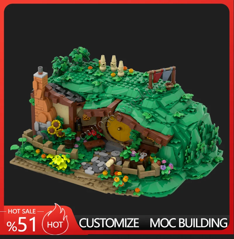 1951 Elementów Kreatywny Model Ulicy z Ogrodami MOC Klocki Konstrukcyjne Model Ulicy Zabawki do Składania dla Dzieci Prezenty