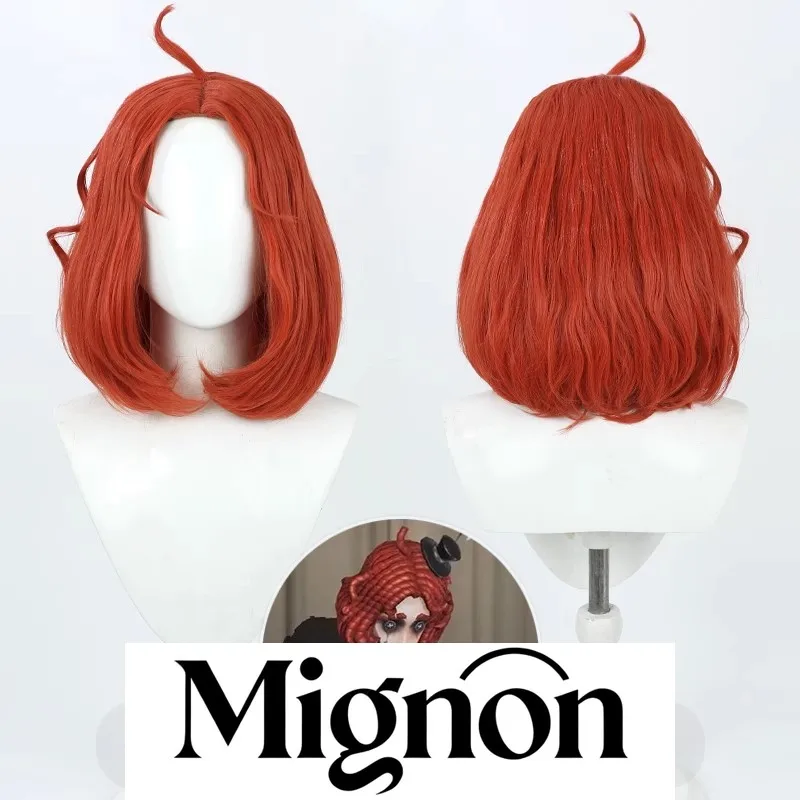 

Identity V Джокер Плач Клоун косплей парик оранжевый красный вьющиеся волосы подарок на Хэллоуин