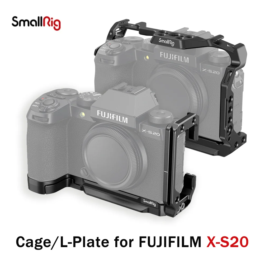 Smallrig Camera Cage L Plate Quick Realease Plate Protective Case for Fuji Fujifilm XS20 XS 20 XS-20 Accessory 4230 4231