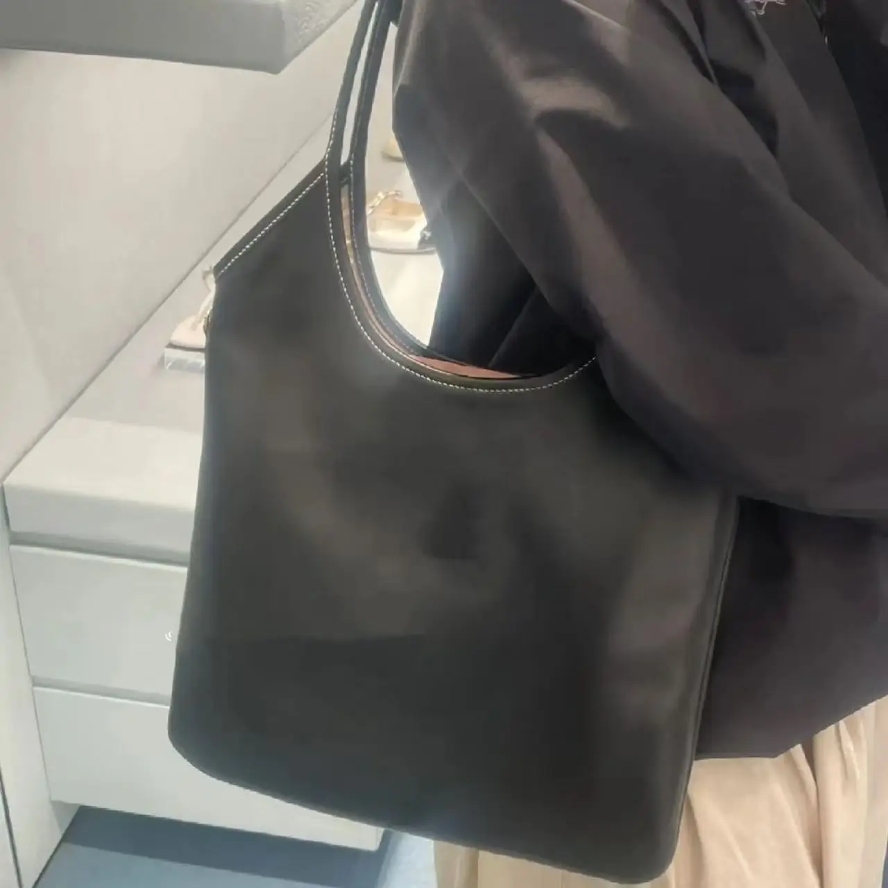 

Real leather bag women's large-capacity underarm bag women's bag 2025 new tote bag leather high-grade shoulder bags
