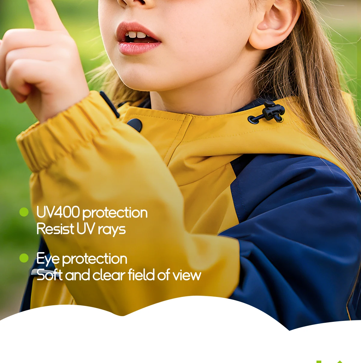 SCVCN Kinder-Radsportbrillen Mädchen-Sportbrillen UV400 Jungen Baseball Outdoor Laufen Wandern Eyewear Sonnenbrillen 2026 – Detail 2